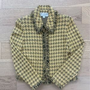 St. John Collection Yellow and Black Blazer